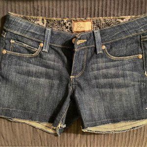 unworn, Paige Cutoff Denim Shorts - size 26